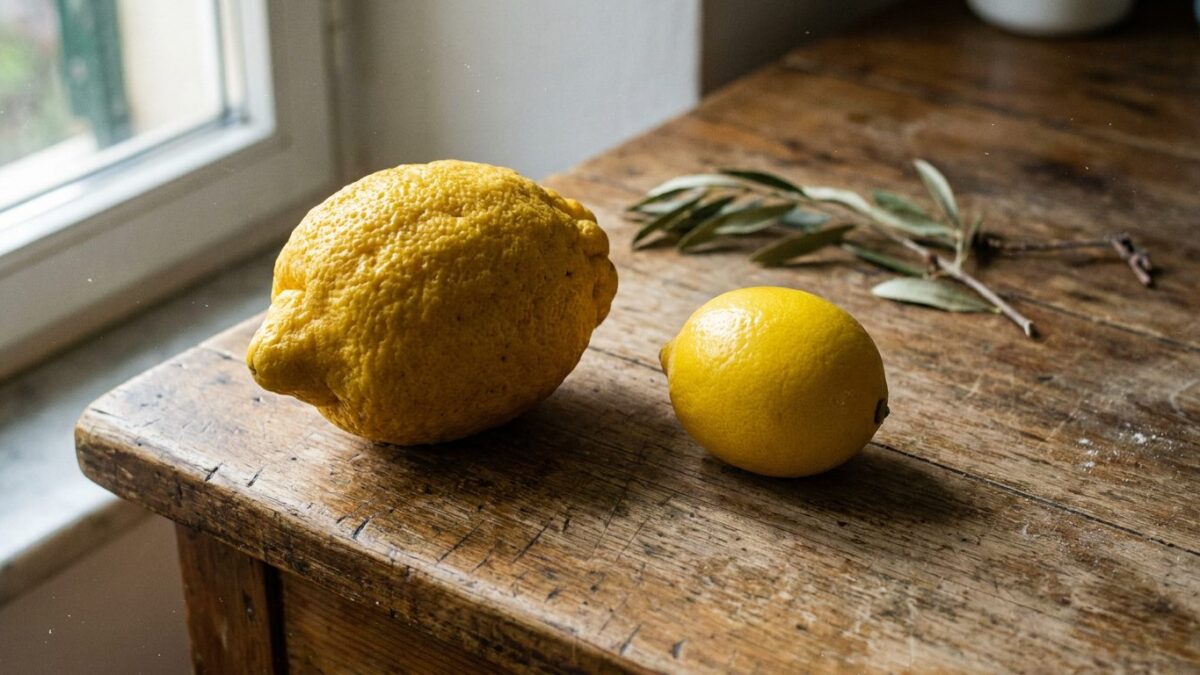 Confronto limone calabrese e limone d importazione