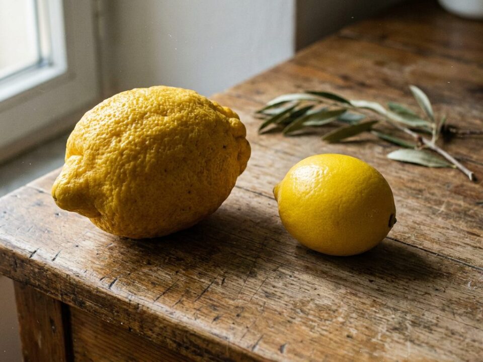 Confronto limone calabrese e limone d importazione